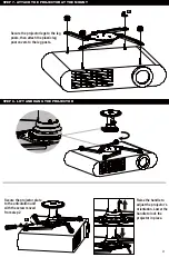 Preview for 7 page of Rapid video mounts RVM-PROJM1 Instruction Manual