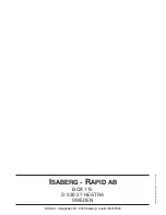 Предварительный просмотр 3 страницы Rapid 105E Operator'S Manual