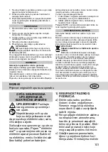 Preview for 101 page of Rapid BGX500 Operating Instructions Manual