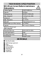 Preview for 27 page of Rapid BGX7 Operating Instructions Manual