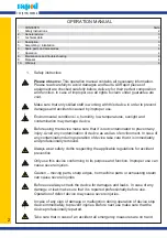 Preview for 2 page of Rapid BR 1.05.08-HW/E Operation Manual