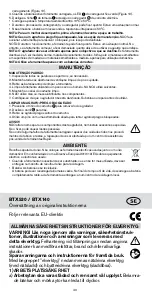 Предварительный просмотр 40 страницы Rapid BTX140 Operating Instructions Manual