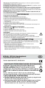 Предварительный просмотр 69 страницы Rapid BTX140 Operating Instructions Manual