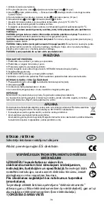 Предварительный просмотр 78 страницы Rapid BTX140 Operating Instructions Manual