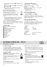 Preview for 42 page of Rapid BTX530 Original Instructions Manual