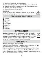 Preview for 14 page of Rapid EG PEN Operating Instructions Manual