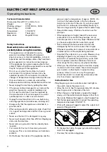 Preview for 4 page of Rapid EG340 Operating Instructions Manual