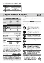 Предварительный просмотр 31 страницы Rapid PN21-40 M2 Manual