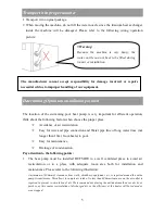 Preview for 7 page of Rapid RH25L Installation And User Manual