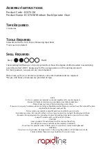 Rapidline EC070CM Assembly Instructions preview