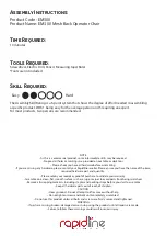 Preview for 1 page of Rapidline EM300 Assembly Instructions