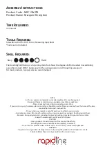 Rapidline MRC GW Assembly Instructions preview