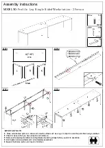 Preview for 3 page of Rapidline Profile Leg Single Workstation Assembly Instructions