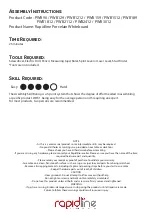 Preview for 1 page of Rapidline PWB96 Assembly Instructions