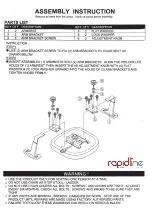 Preview for 2 page of Rapidline SL38L1 Assembly Instructions