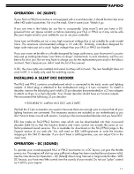 Preview for 11 page of Rapido Trains FA-2 Operation Manual