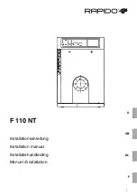 Rapido F110 NT Installation Manual предпросмотр