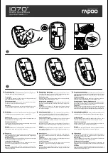 Rapoo 1070P Quick Start Manual preview