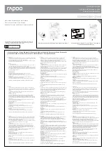 Preview for 1 page of Rapoo 8200M Quick Start Manual