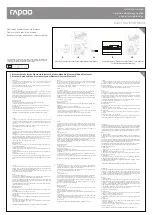 Preview for 1 page of Rapoo 8300T Quick Start Manual