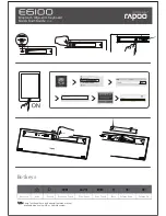 Rapoo E6100 Quick Start Manual preview