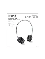 Rapoo H3050 Quick Start Manual preview