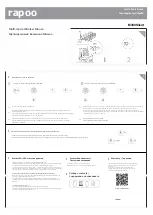 Preview for 1 page of Rapoo M300 Silent Quick Start Manual