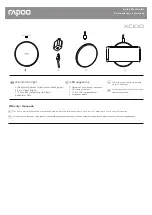 Rapoo XC100 Quick Start Manual preview