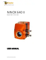 Raptor Photonics NINOX 640 II User Manual preview