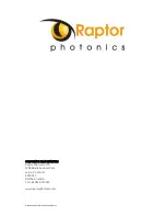 Предварительный просмотр 36 страницы Raptor Photonics NINOX 640 II User Manual