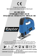 Предварительный просмотр 1 страницы Raptor M1Q-DD7-65 Original User Manual