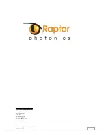 Preview for 15 page of Raptor OW1.7-VS-CL-S User Manual