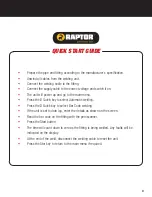 Preview for 7 page of Raptor RAPPACT3110 Installation Instructions Manual