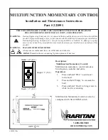 Предварительный просмотр 1 страницы Raritan 221551 Installation And Maintenance Instructions