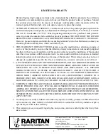 Предварительный просмотр 4 страницы Raritan 31-3002 Installation And Maintenance Instructions