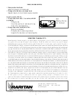 Предварительный просмотр 8 страницы Raritan 53 Installation, Operation And Repair Manual