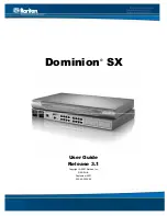 Raritan DOMINION DSX-0N-E User Manual предпросмотр