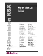 Raritan DOMINION KSX - User Manual предпросмотр