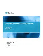 Raritan Dominion KX2-832 User Manual предпросмотр