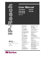 Raritan IP-Reach IPR-M1 User Manual preview