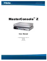 Preview for 1 page of Raritan MasterConsole Z User Manual