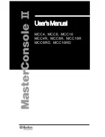 Preview for 1 page of Raritan MCC4 User Manual