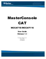 Предварительный просмотр 1 страницы Raritan MCCAT116 User Manual