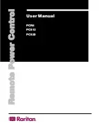 Предварительный просмотр 1 страницы Raritan PCR8 User Manual