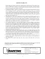 Предварительный просмотр 8 страницы Raritan PH Superflush Installation And Maintenance Instructions Manual