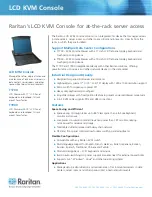 Preview for 1 page of Raritan T1700 Specifications