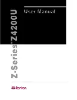 Raritan X4200U User Manual preview