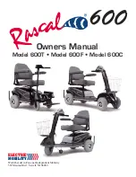 Rascal Rascal 600T Owner'S Manual preview