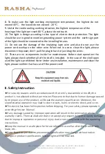 Preview for 3 page of RASHA PROFESSIONAL 1W White Quick User Manual