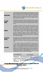 Preview for 5 page of RASHA PROFESSIONAL Bullet Zoom Quick User Manual